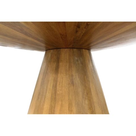 Jade 60″ Round Solid Wood Dining Table In Distressed Natural Finish – Meva regarding Why the Jaden Round Dining Table is a Classic Choice for Modern Homes